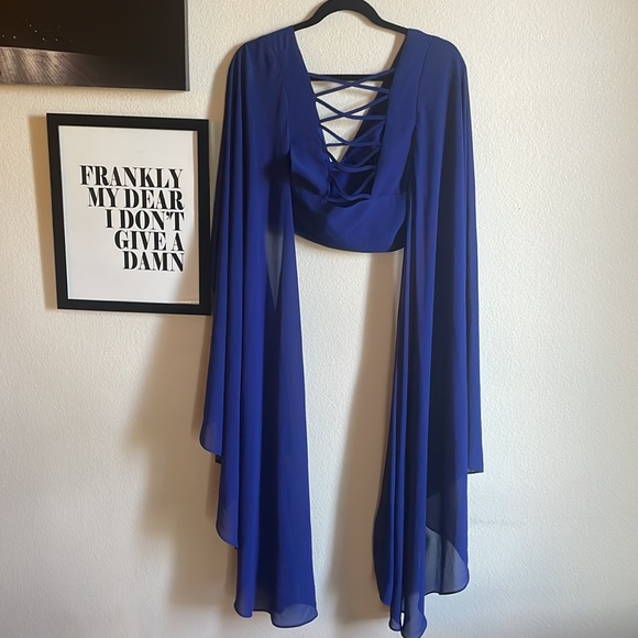 Nasty gal dramatic sleeve crop top - Picture 2 of 2